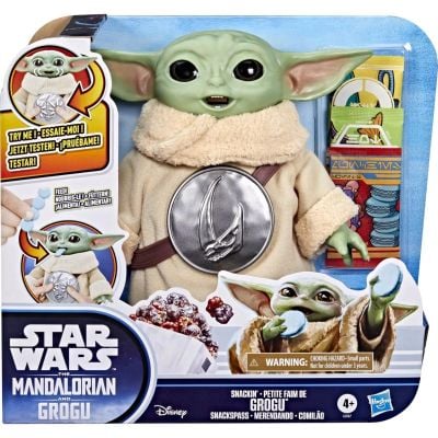 Figurina cu gustari, Star Wars, The Mandalorian Snackin Grogu, G3087