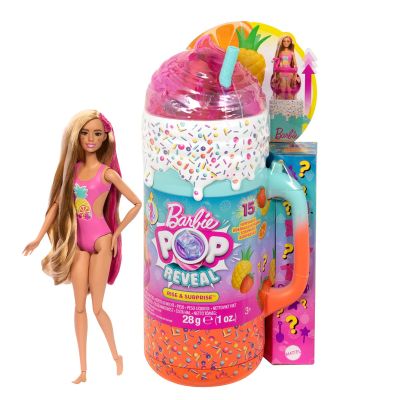 N000HRK57_001w 194735178919 Papusa cu accesorii, Barbie, Color Pop Reveal Rise and Surprise Fruit, HRK57