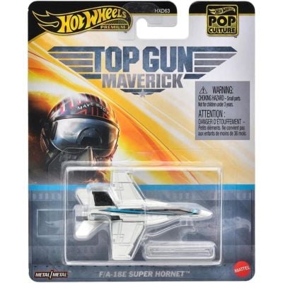 N000HXD63_009w 194735227440 Avion metalic, Hot Wheels Premium, Pop Culture, Top Gun Maverick F/A-18E Super Hornet, HVJ37