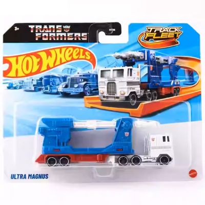 Set camion cu remorca, Hot Wheels, Track Fleet, Ultra Magnus, JCM59