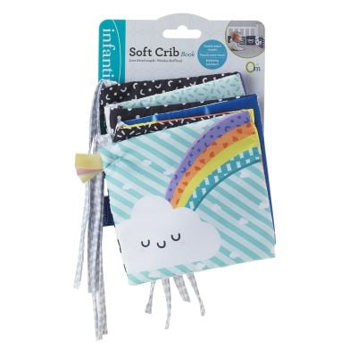 Carticica moale cu activitati pentru dentitie, Infantino, Soft Crib