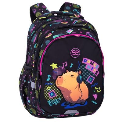 Ghiozdan cu 3 compartimente, Coolpack, Capybara, Negru