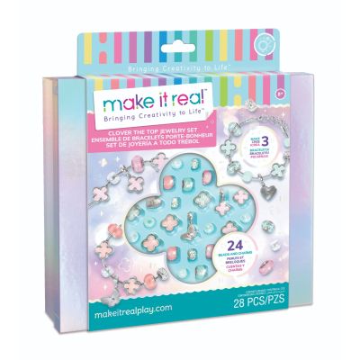 Set de creat bijuterii, Make It Real, Clover The Top, 28 piese