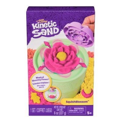 Set de joaca cu nisip, Kinetic Sand, Floare Squish Blossom, 6071548