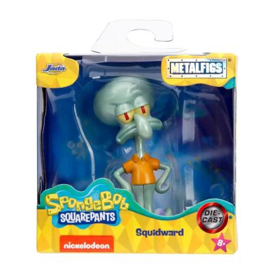 Figurina metalica, Jada, Squarepants, Squidward, 6,5 cm