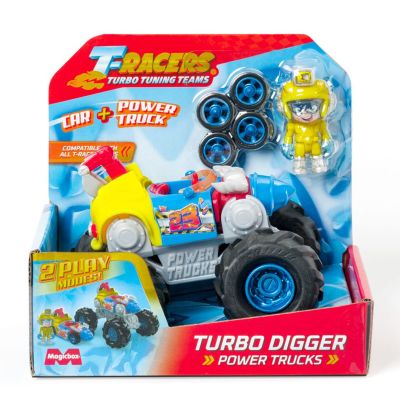 N01009008_001w 8431618018019 Set masinuta si figurina, T-Racers, Power Trucks Turbo Digger