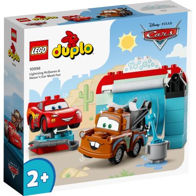 N01010996_001w 5702017417790 LEGO® DUPLO® - Masini de la Disney si Pixar distractie la spalatorie cu Fulger Mcqueen si Bucsa (10996)
