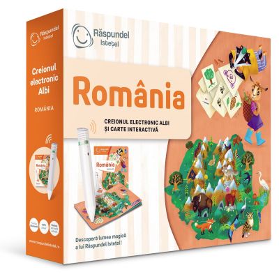 Carte interactiva si creion, Raspundel Istetel, Romania