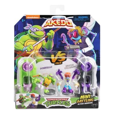 N01015241_001w 630996152416 Set 2 figurine Testoasele Ninja, Akedo, Donatello Vs Baxter Stockman, S1