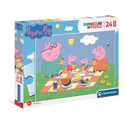 N01024028_001w 8005125240289 Puzzle Clementoni, Maxi, Peppa Pig, 24 piese