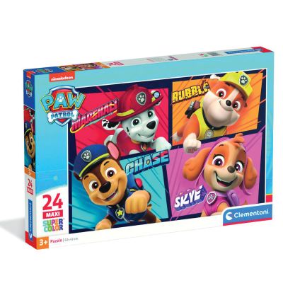 Puzzle Clementoni, Maxi, Paw Patrol, 24 piese, 2024