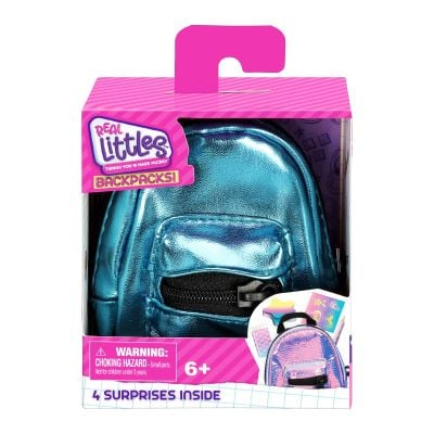 N01025413_002w 630996254134 Mini ghiozdanel cu 4 surprize, Real Littles, S6, Albastru