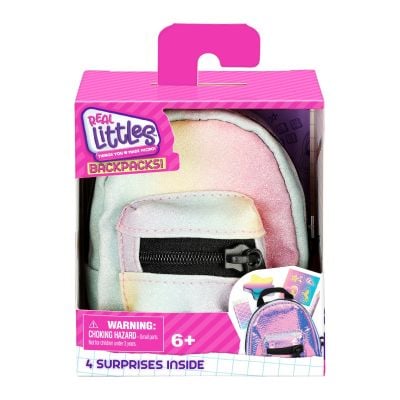 N01025413_004w 630996254134 Mini ghiozdanel cu 4 surprize, Real Littles, S6, Curcubeu