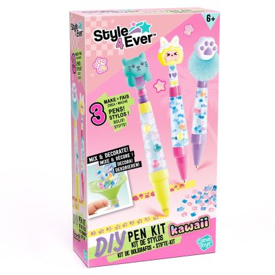 Set de creat 3 pixuri, Style 4 Ever, Kawaii