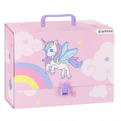 N01036857_001w 5905523633740 Mapa cu maner A4, Starpak, Unicorn
