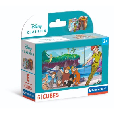 N01040657_001w 8005125406579 Puzzle Clementoni, Disney Classics, 6 cuburi