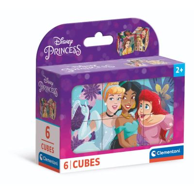 N01040660_001w 8005125406609 Puzzle Clementoni, Disney Princess, 6 cuburi