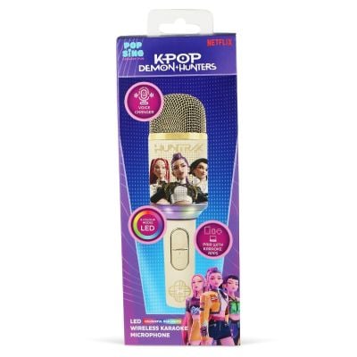 Microfon karaoke wireless PopSing, OTL, K-Pop Demon Hunters, Gold