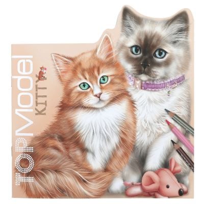 Carte de colorat, Depesche, TOPModel, Kitty