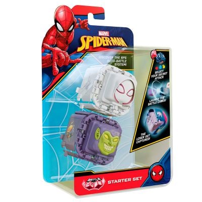 N01070232_003w 8411936002099 Set 2 figurine de lupta Battle Cubes Spiderman, Gwen vs Green Goblin