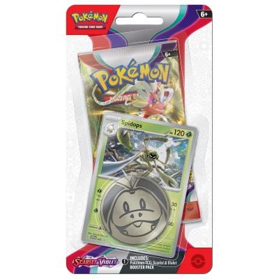 N01085331_001w 0820650853319 Set 11 carti de joc, Pokemon, Scarlet & Violet, Checklane Booster Pack