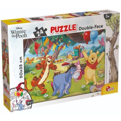 N01086511_001w 8008324086511 Puzzle 2 in 1 Lisciani Disney Winnie The Pooh, Plus, 24 piese