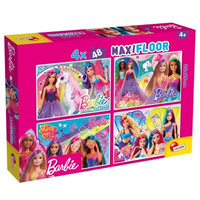 N01099467_001w 8008324099467 Puzzle de podea Lisciani, Barbie, Maxi, 4 x 48 piese