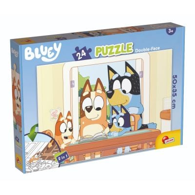 N01099566_001w 8008324099566 Puzzle 2 in 1 Lisciani Bluey, Plus, 24 piese