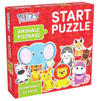 NOR2532_001 5947504022532 Puzzle Witty Puzzlezz, Animalute poznase, 25 piese
