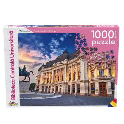 NOR5397_001w 5947504025397 Puzzle Noriel - Peisaje din Romania - Biblioteca Centrala Universitara, 1000 Piese