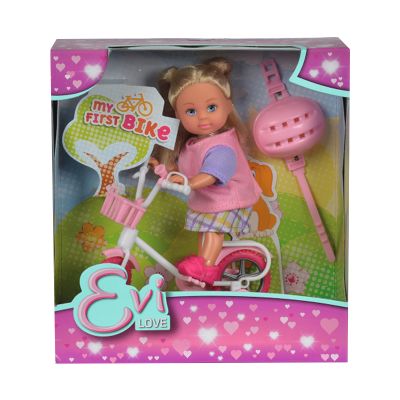 105731715_002 4006592517151 Papusa Evi Love cu bicicleta si casca roz
