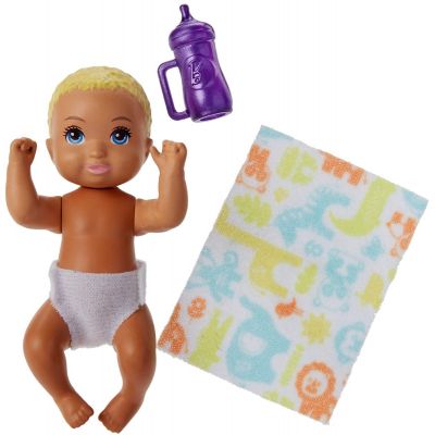Papusa bebelus Barbie Babysitter Blond