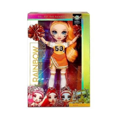 Papusa Majoreta Rainbow High, Poppy Rowan, 572046EUC