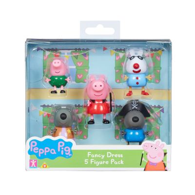PEP06667_001w 5029736066673 Set 5 figurine Peppa Pig Fancy Dress W2