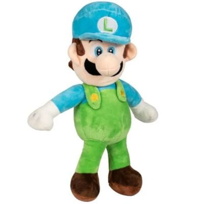 N00009772_001 0794677697723 Jucarie din plus, Play by Play, Luigi Ice cu sapca bleu Super Mario, 38 cm