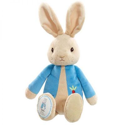 PO1227_001w 5014475012272 Jucarie bebe de plus Peter Rabbit, Albastru, 26 cm