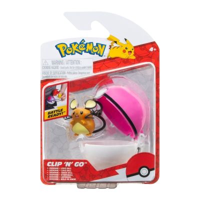 Figurina in bila Clip N Go Pokemon S2, Dedenne si Love Ball