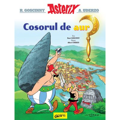 PX542_001w Carte Editura Arthur, Asterix 2. Asterix si cosorul de aur, Rene Goscinny, Albert Uderzo
