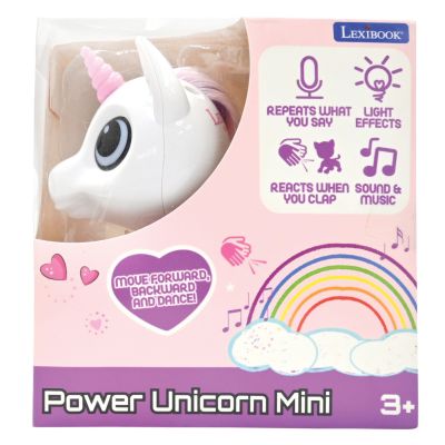 Jucarie interactiva cu lumini si sunete, Lexibook, Power Unicorn Mini