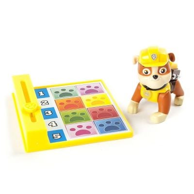 Figurina si insigna Paw Patrol, Beack Flip  Rubble