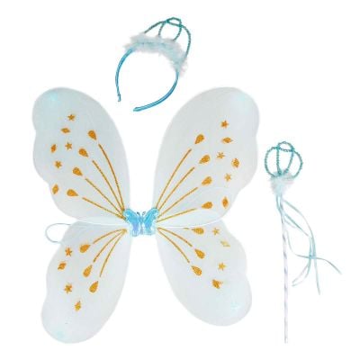 Set aripi de fluture cu accesorii, Pretty Pinky
