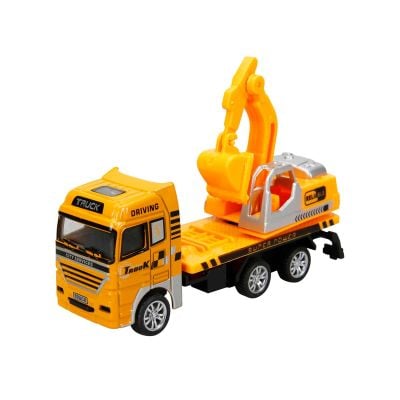 Camion cu excavator, Maxx Wheels, 11 cm