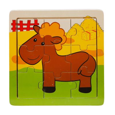 S00002907_001w 8680863029077 Puzzle din lemn, Woody, Animale domestice, 9 piese
