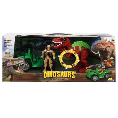 S00003099_001w 8680863030998 Set masina cu figurina, Crazoo, Vanatorii de Dinozauri