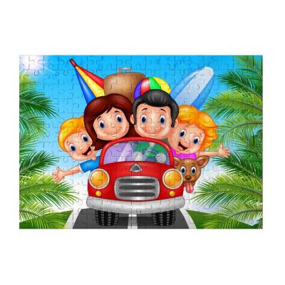 S00003265_001w 8680863032657 Puzzle Witty Puzzlezz, 100 piese, Vacanta in familie