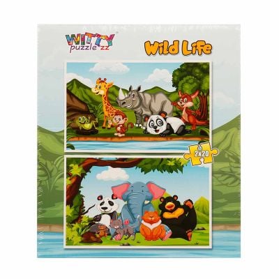 S00003501_001w 8680863035016 Puzzle Witty Puzzlezz, Viata in padure, 2 x 20 piese