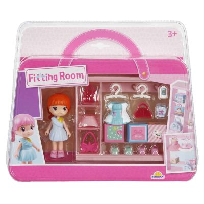 Set de joaca cu papusa si accesorii, Sunman, Fitting room
