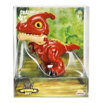 Dinozaur transformabil 2 in 1, Crazoo, Parasaurolophus