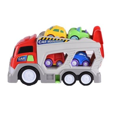 S00004672_001w 8680863046722 Jucarie bebelusi, Minibo, Camion cu remorca