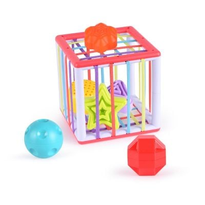 S00004674_001w 8680863046746 Jucarie bebelusi, Minibo, Cub cu forme colorate
